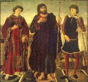 Antonio Pollaiuolo Altarpiece of the SS. Vincent, James and Eustace Spain oil painting artist